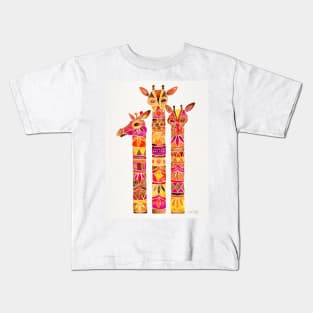 Giraffe Firey Kids T-Shirt